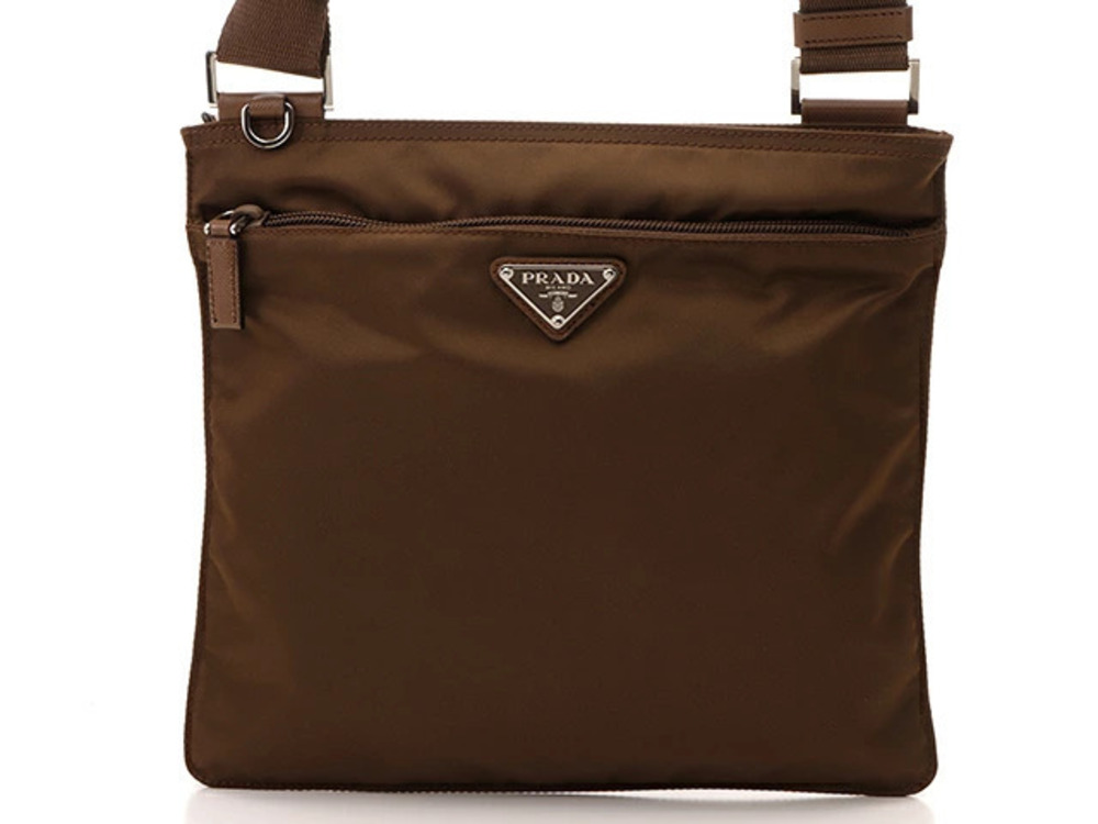 Prada Tessuto Crossbody Bag Black